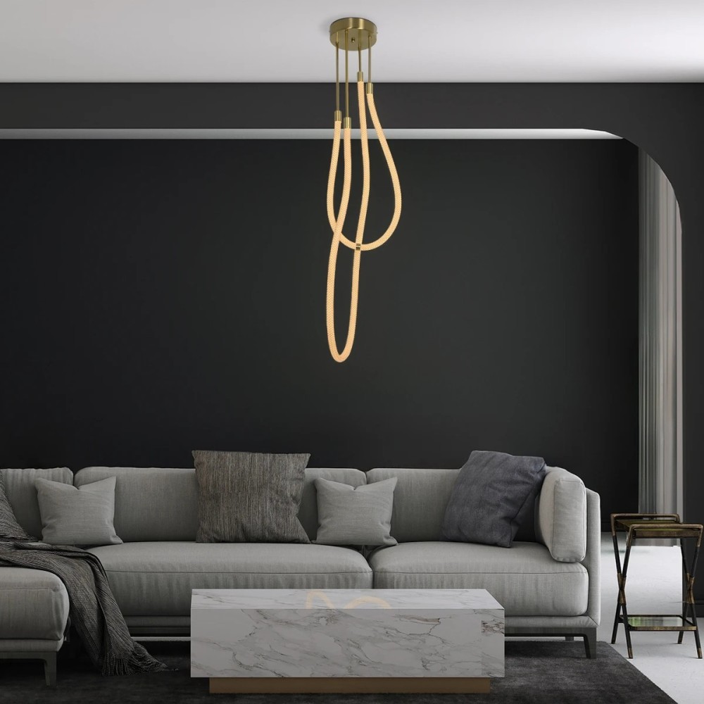 kelvo® GLOW KLV-101-0153 Φωτιστικό Οροφής LED 42W 4200lm 360° AC 220-240V IP20 Ρυθμιζόμενο Λευκό CCT με Χειριστήριο από 2700K έως 6000K Dimmable - Lumileds SMD Chip - Χρυσό Πλατίνα - Μ50 x Π50 x Υ70cm - 3 Χρόνια Εγγύηση